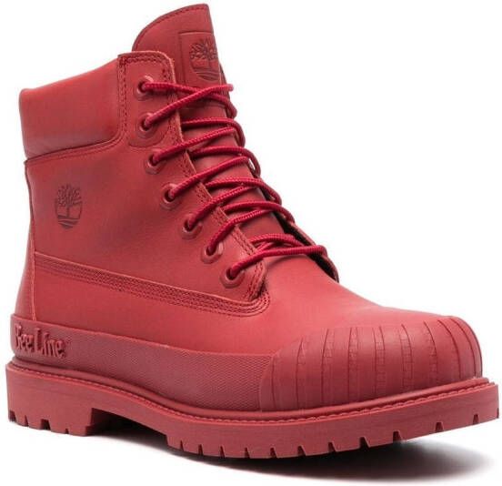 Timberland x Bee Line Gum-Toe boots Red