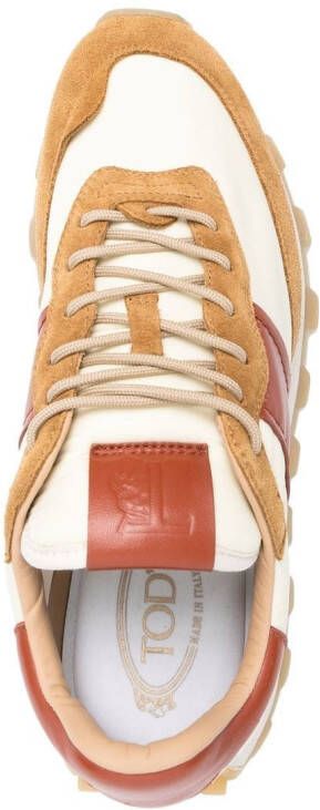 Tod's 1T paneled low-top sneakers Neutrals