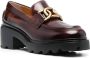Tod's 60mm chain leather loafers Brown - Thumbnail 2