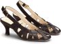 Tod's 65mm slingback leather pumps Brown - Thumbnail 2