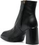 Tod's 80mm square-toe leather boots Black - Thumbnail 3
