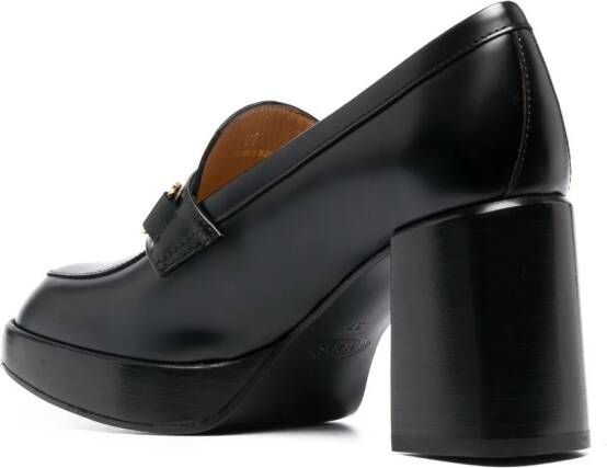 Tod's 90mm leather pumps Black