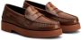 Tod's almond-toe leather loafers Brown - Thumbnail 2