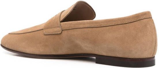 Tod's almond-toe penny loafers Neutrals