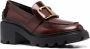 Tod's block-heel leather loafers Brown - Thumbnail 2