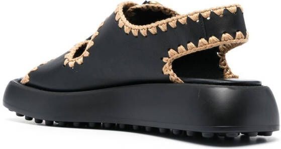 Tod's buckle-fastening sandals Black