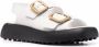 Tod's buckled leather sandals White - Thumbnail 2