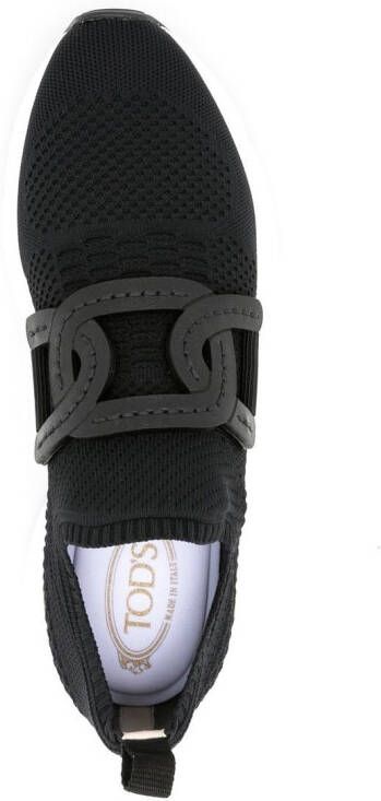 Tod's chain-link detail slip-on sneakers Black