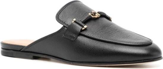 Tod's chain-link leather mules Black