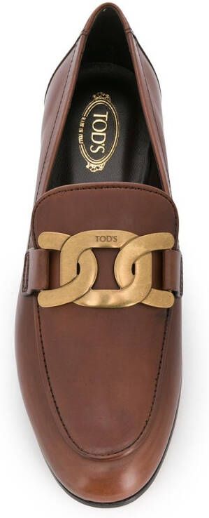 Tod's chain link loafer Brown