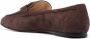 Tod's chain-plaque suede loafers Brown - Thumbnail 3