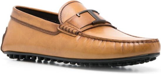 Tod's City Gommino driving shoes Brown