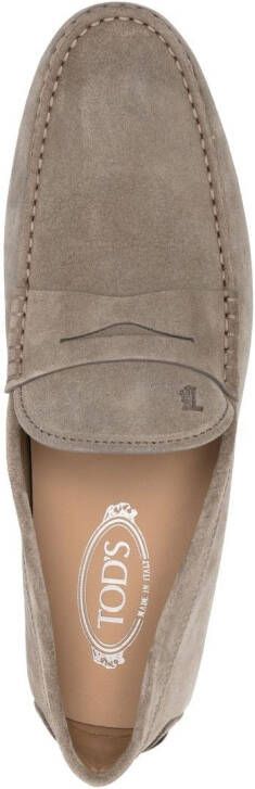 Tod's City Gommino driving shoes Neutrals