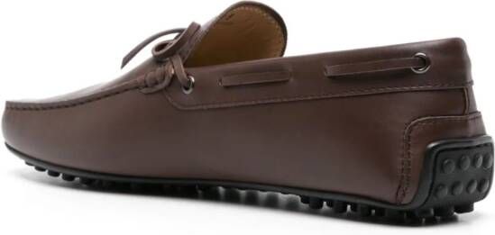 Tod's City Gommino leather loafers Brown