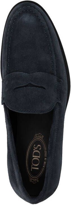 Tod's classic loafers Blue