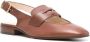 Tod's coin-detail slingback loafers Brown - Thumbnail 2