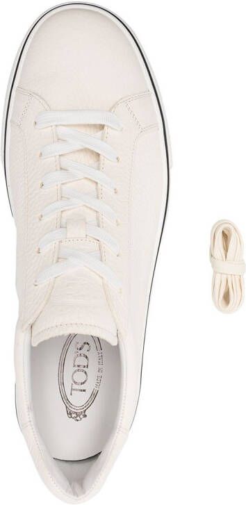 Tod's contrast-trim low-top sneakers White