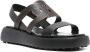 Tod's cut-out chain leather sandals Black - Thumbnail 2