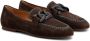 Tod's decorative-stitching leather loafers Brown - Thumbnail 2