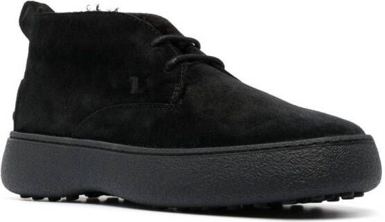 Tod's Desert suede boots Black