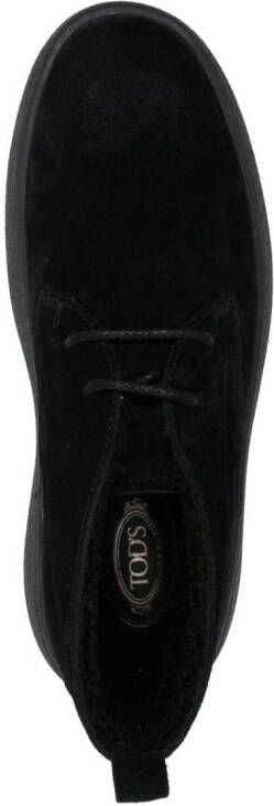 Tod's Desert suede boots Black