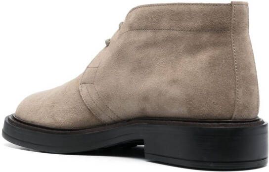 Tod's Desert suede lace-up boots Neutrals