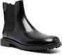 Tod's elasticated leather ankle boots Black - Thumbnail 2