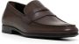 Tod's embossed-logo leather loafers Brown - Thumbnail 2