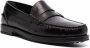 Tod's exposed stitch leather loafers Black - Thumbnail 2