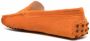 Tod's faux fur Gommino loafers Orange - Thumbnail 3