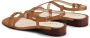 Tod's flat leather sandals Brown - Thumbnail 3