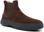 Tod's flatform ankle boots Brown - Thumbnail 2