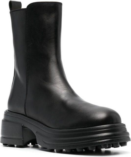 Tod's Gomma 84k leather boots Black