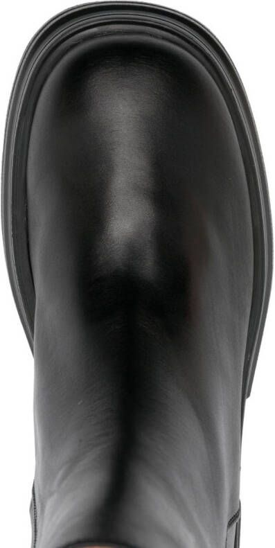 Tod's Gomma 84k leather boots Black