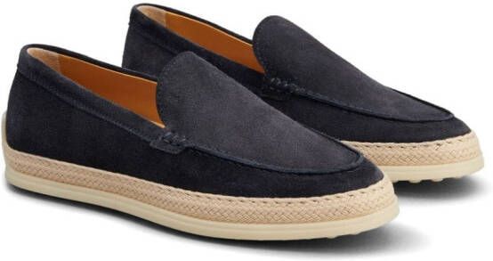 Tod's Gomma leather loafers Blue