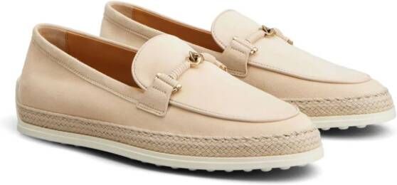 Tod's Gomma leather loafers Neutrals
