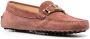 Tod's Gommini Catenina suede loafers Pink - Thumbnail 2