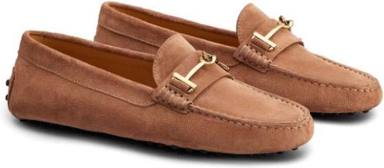 Tod's Gommini leather loafers Brown