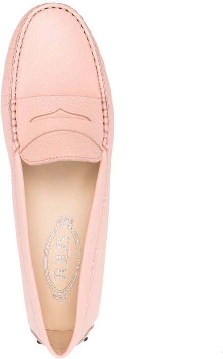 Tod's Gommini leather loafers Pink