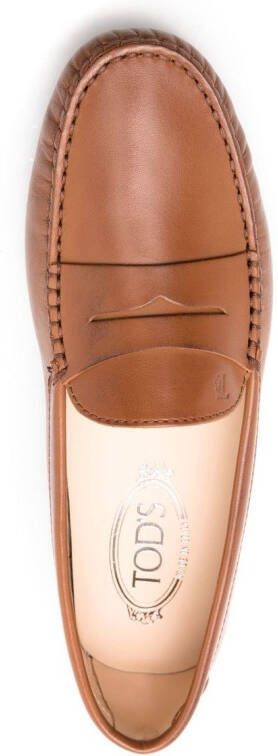 Tod's Gommini leather mocassin Brown
