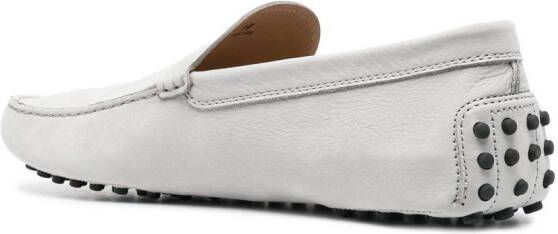 Tod's Gommino almond-toe loafers Grey