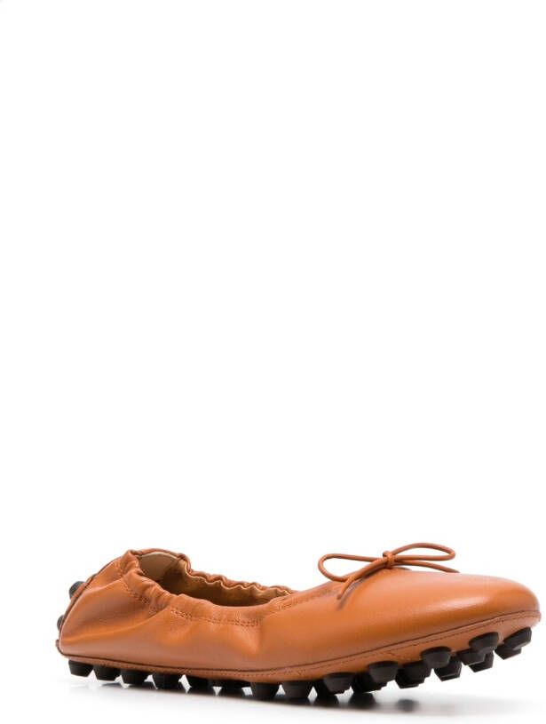 Tod's Gommino ballerina shoes Brown