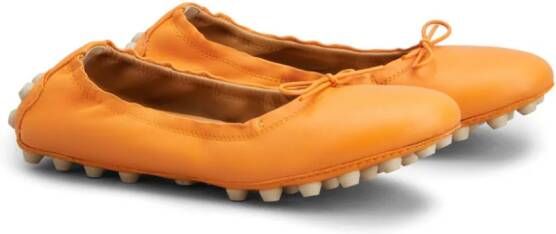 Tod's Gommino ballerina shoes Orange
