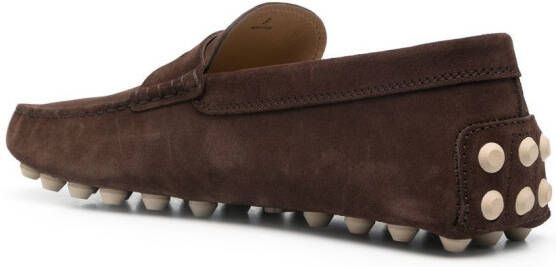 Tod's Gommino calf-suede loafers Brown