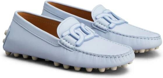 Tod's Gommino chain-motif loafers Blue
