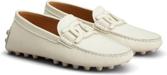 Tod's Gommino chain-motif loafers White