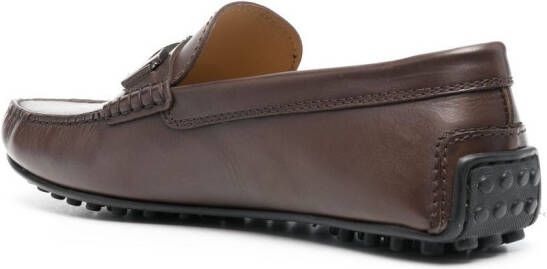 Tod's Gommino Double T leather loafers Brown