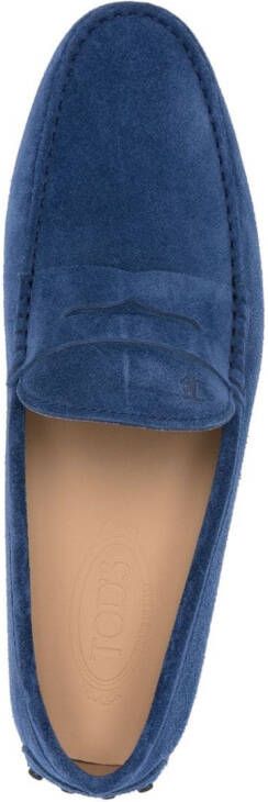 Tod's Gommino Driving leather loafers Blue
