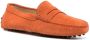Tod's Gommino driving leather loafers Orange - Thumbnail 2