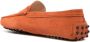 Tod's Gommino driving leather loafers Orange - Thumbnail 3